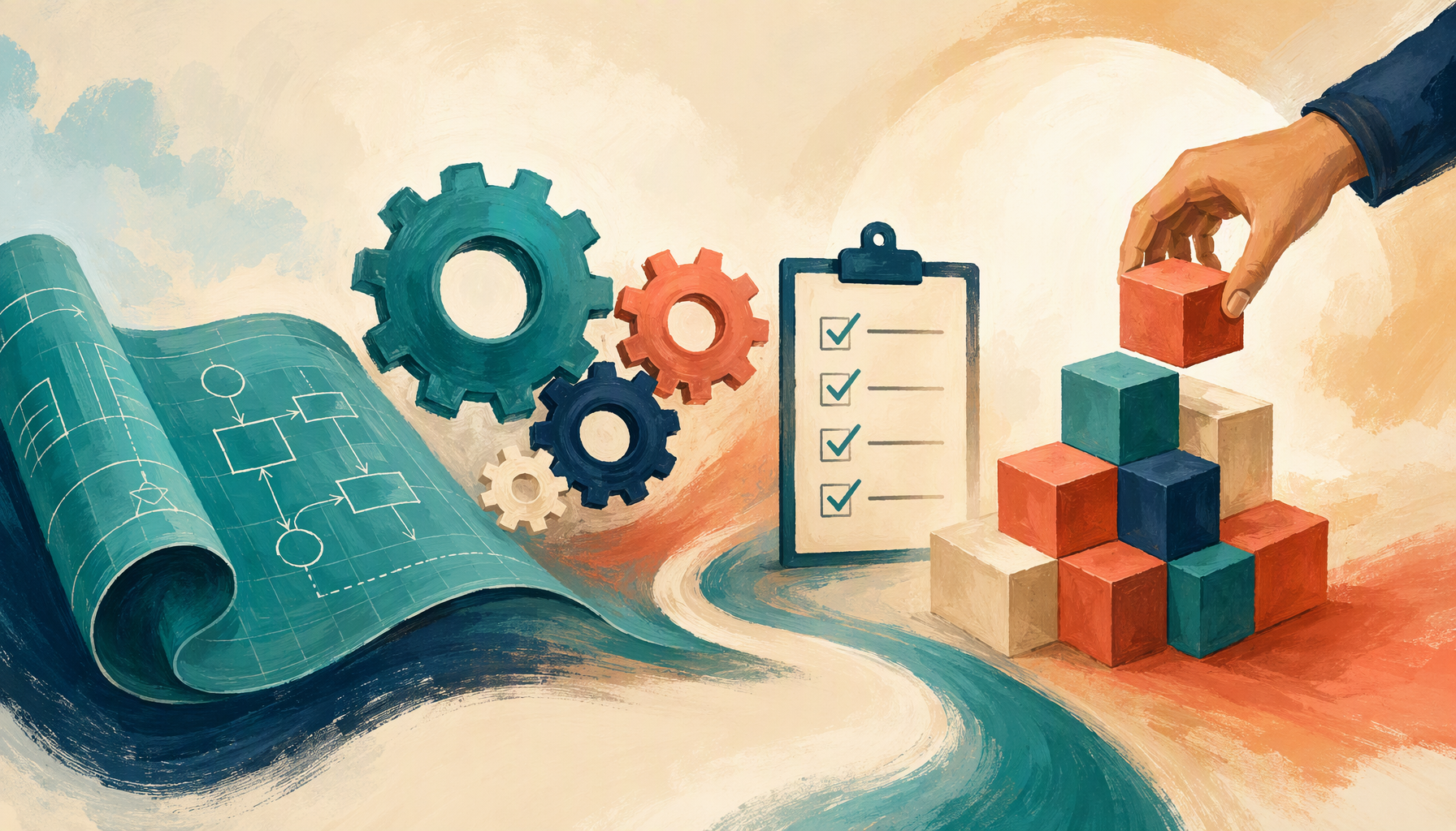 Structured implementation approach from discovery to support